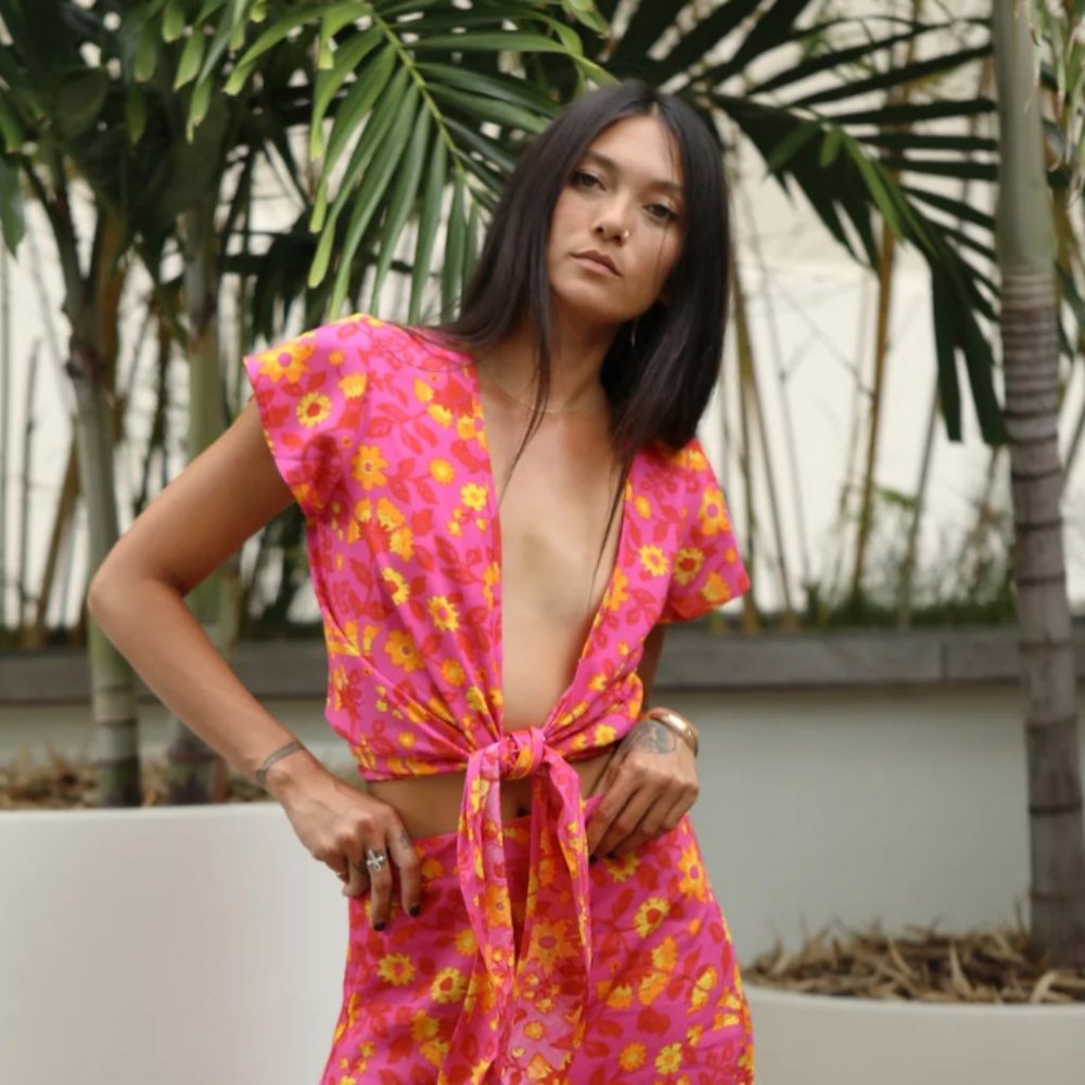 XIX Palms Miami Knot Top